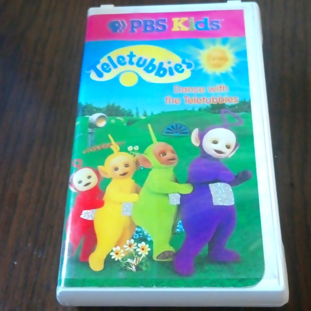 Teletubbies, PBS kids, dance with the Teletubbies VHS